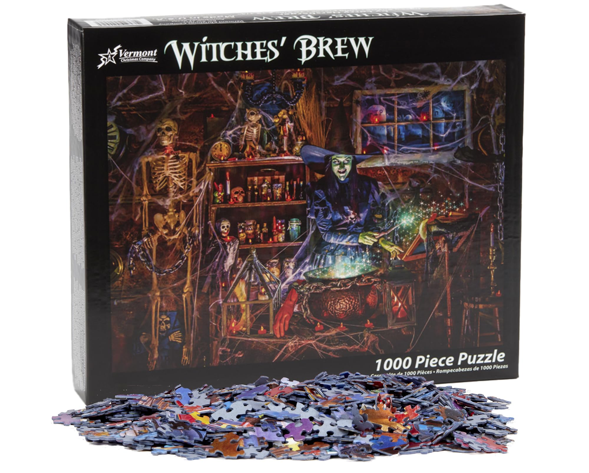 Foto 5 pulgar | Rompecabezas Vermont Christmas Witches' Brew 1000 Piezas - Venta Internacional