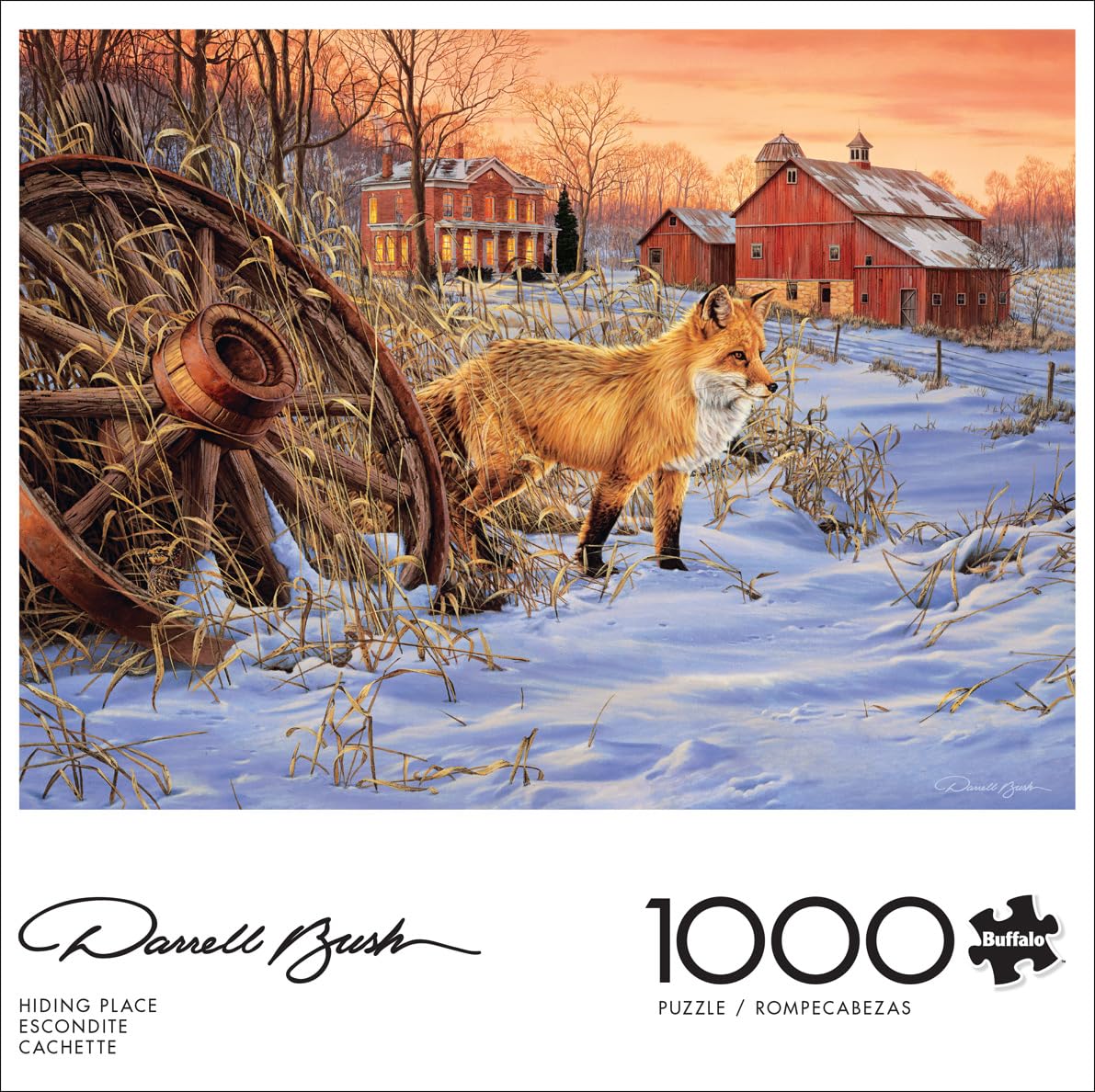 Foto 3 pulgar | Rompecabezas Buffalo Games Darrell Bush Hiding Place 1000 Piezas - Venta Internacional