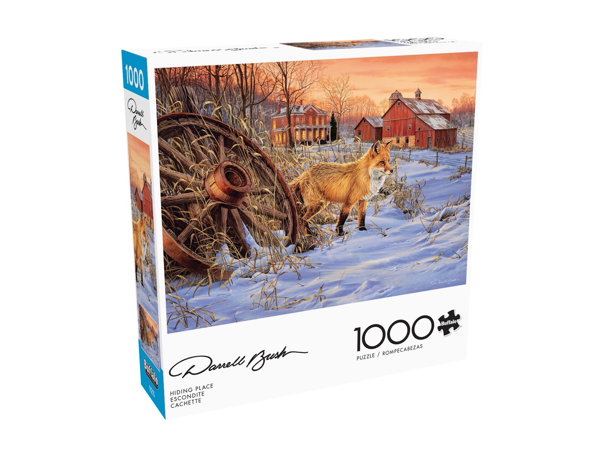 Foto 3 | Rompecabezas Buffalo Games Darrell Bush Hiding Place 1000 Piezas - Venta Internacional