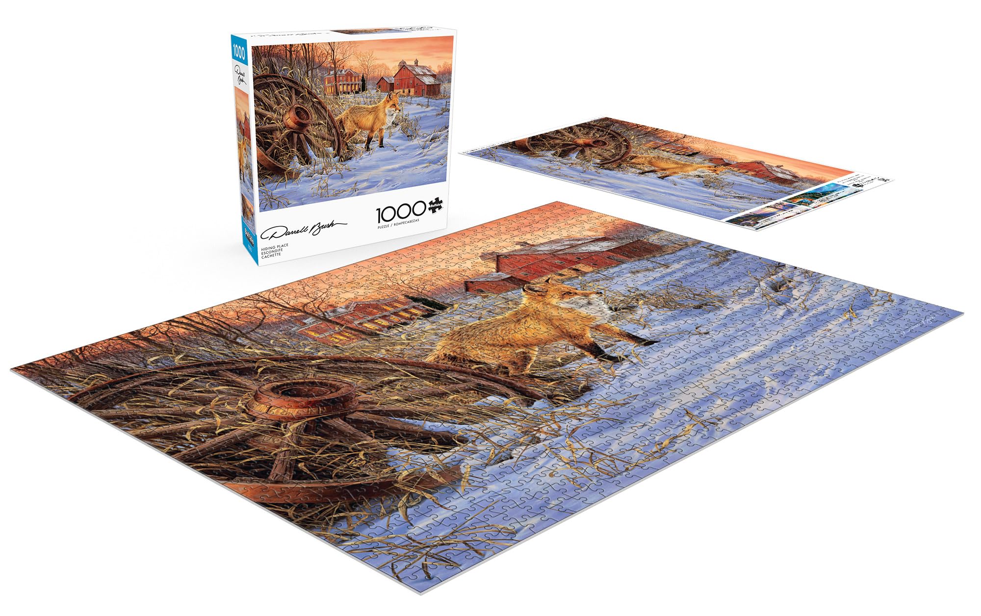 Foto 5 pulgar | Rompecabezas Buffalo Games Darrell Bush Hiding Place 1000 Piezas - Venta Internacional