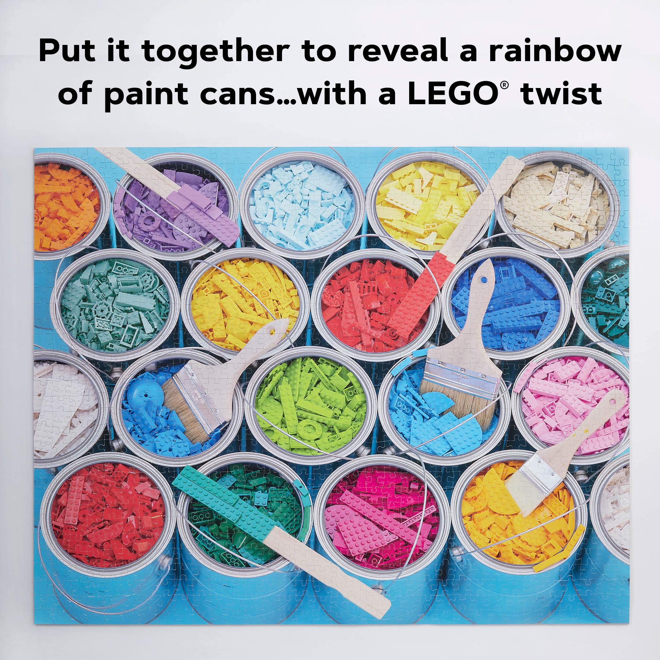Foto 2 | Puzle Lego Paint Party 1000 Piezas - Venta Internacional.