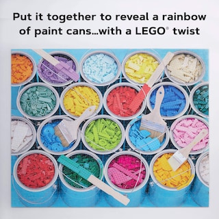 Foto 2 | Puzle Lego Paint Party 1000 Piezas - Venta Internacional.