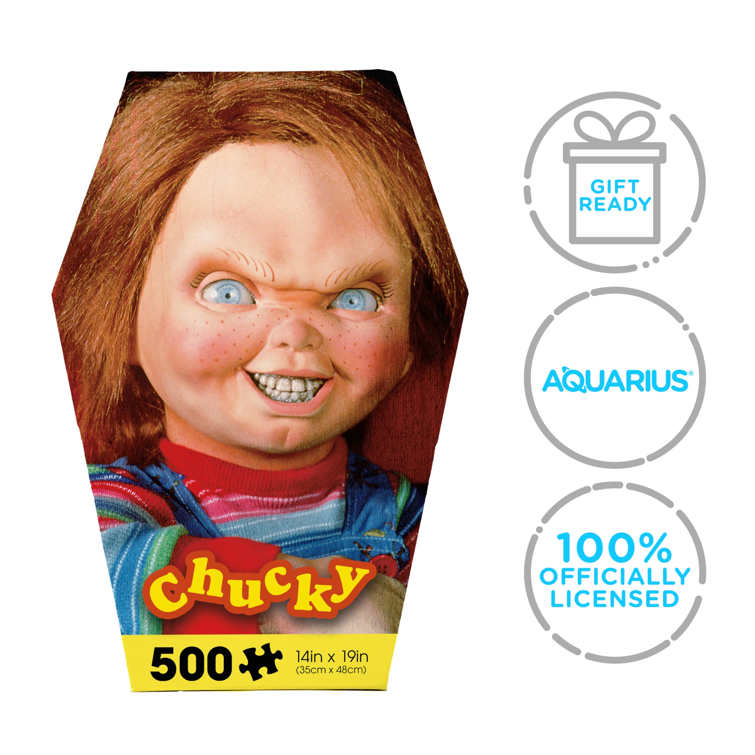 Foto 8 pulgar | Puzzle Aquarius Chucky Soy Tu Amigo 500 Piezas - Venta Internacional.