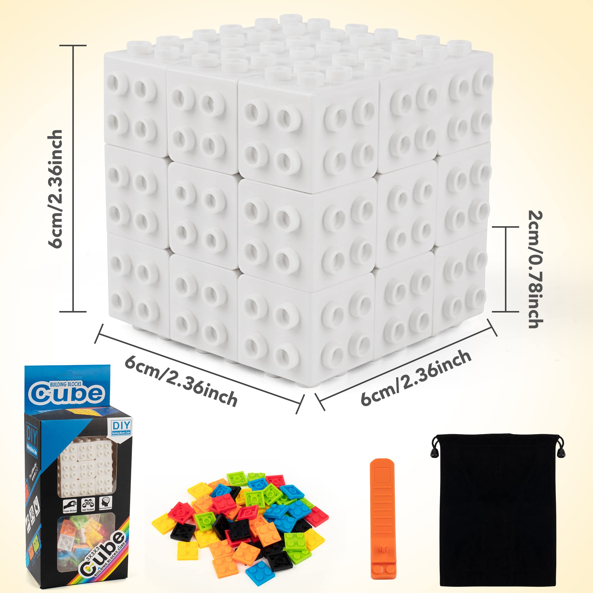 Foto 8 pulgar | Bloques de Construcción Speed Cube Toy D-fantix 3x3x3 - Venta Internacional