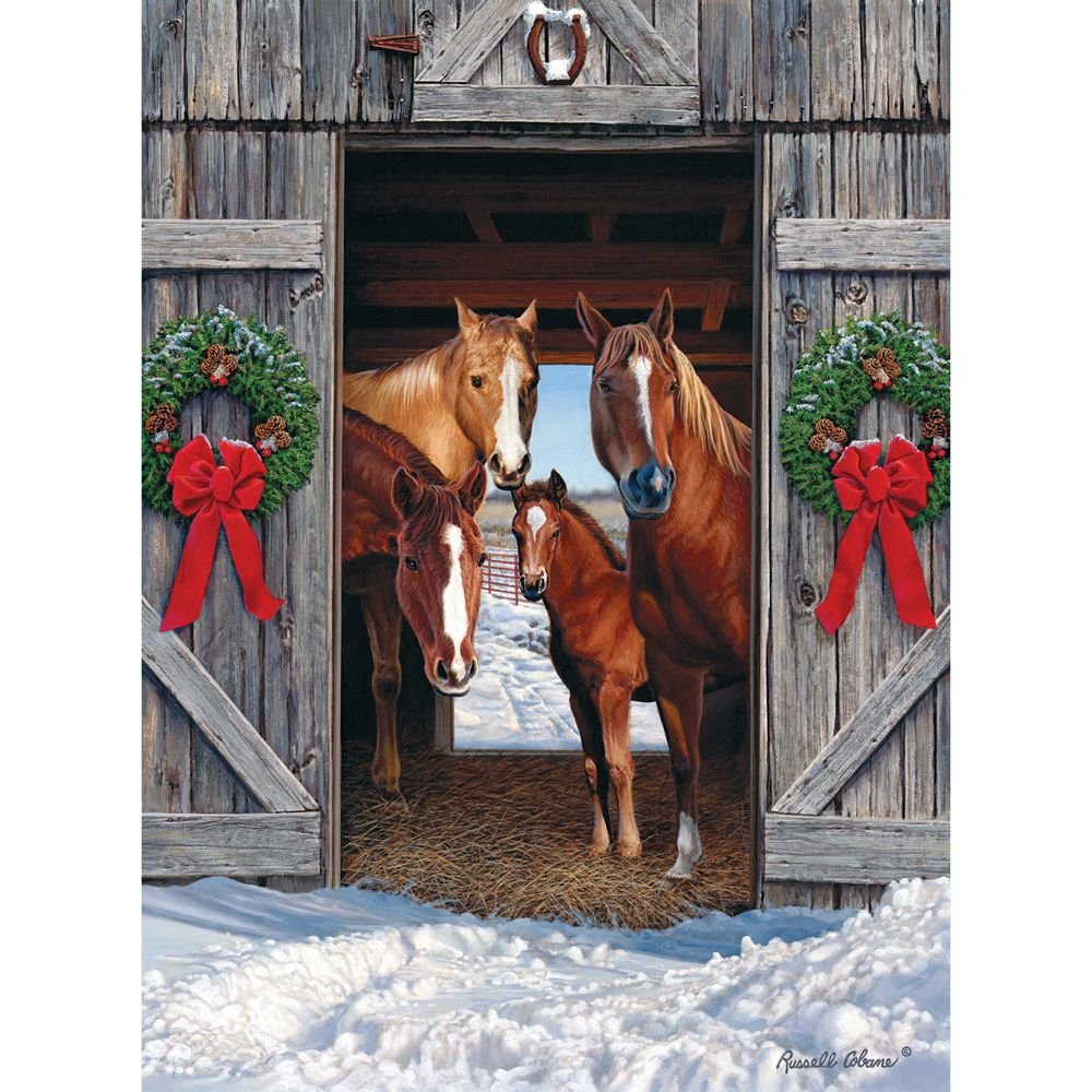 Foto 2 pulgar | Rompecabezas Horse Barn Christmas 500 Unidades - Venta Internacional