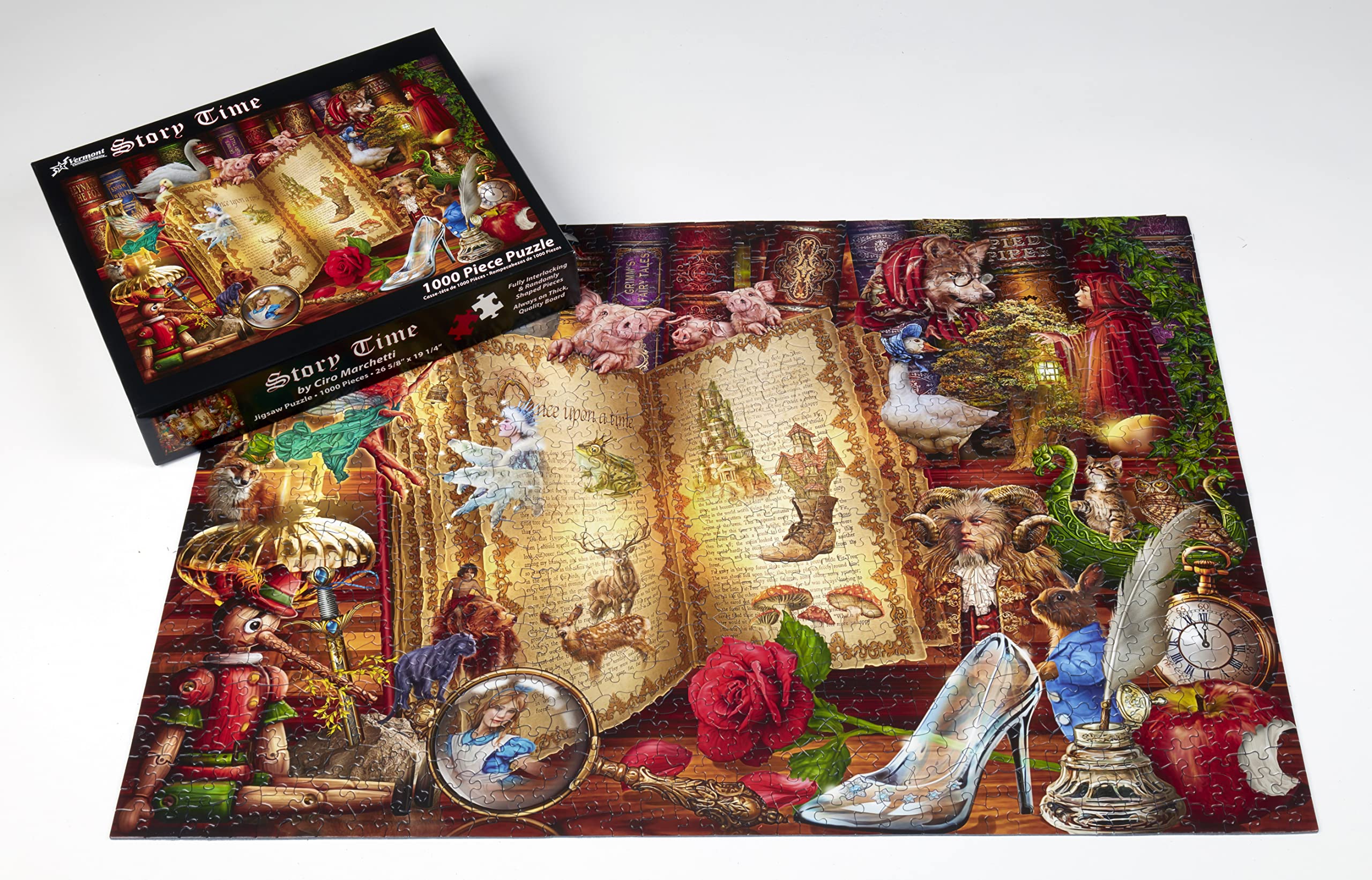 Foto 4 | Rompecabezas Vermont Christmas Company Story Time 1000 Piezas - Venta Internacional