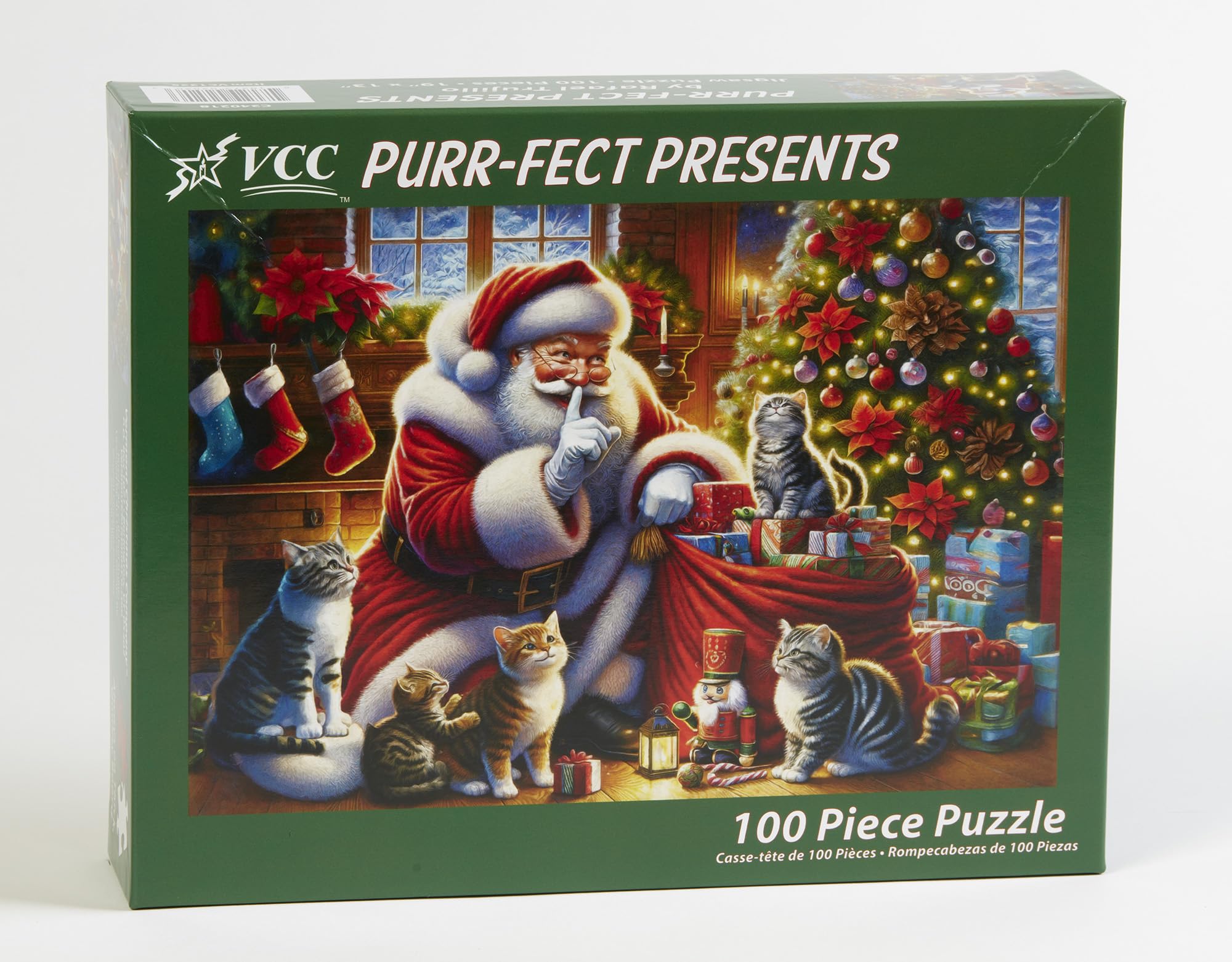 Foto 2 pulgar | Rompecabezas Vermont Christmas Company Purr-fect 100 Piezas - Venta Internacional.