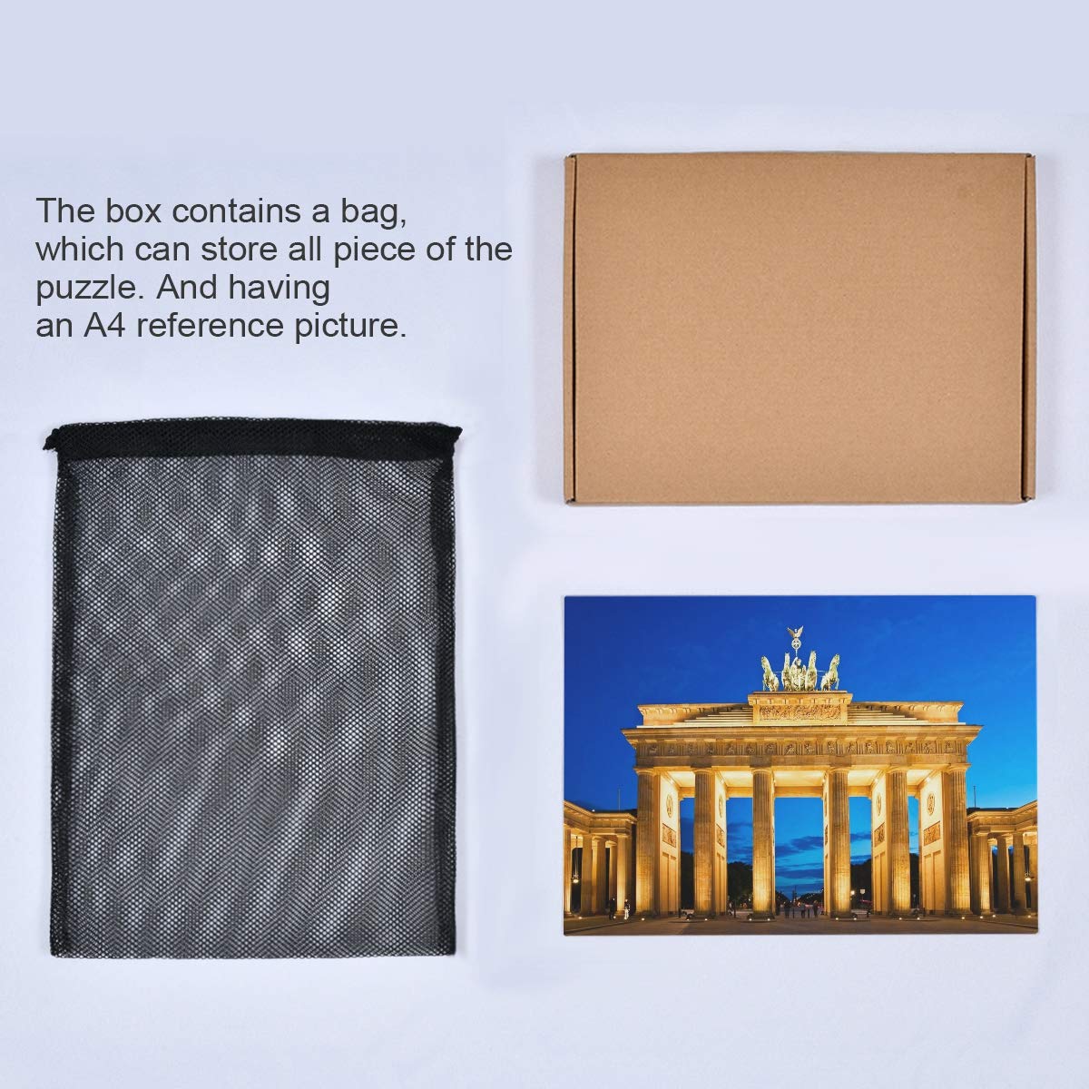 Foto 7 | Rompecabezas Alaza Puerta De Brandeburgo En Berlín, 500 Piezas - Venta Internacional.