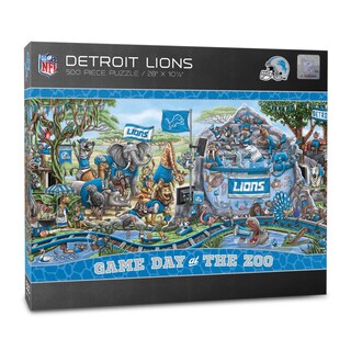 Foto 1 | Puzzle Youthefan Nfl Detroit Lions Game Day At The Zoo, 500 Unidades - Venta Internacional.