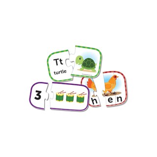 Foto 4 | Tarjetas De Rompecabezas, Recursos De Aprendizaje, Abecedario Preescolar, Conteo, 3 O Más - Venta Internacional.