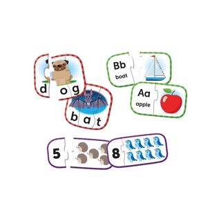 Foto 5 | Tarjetas De Rompecabezas, Recursos De Aprendizaje, Abecedario Preescolar, Conteo, 3 O Más - Venta Internacional.