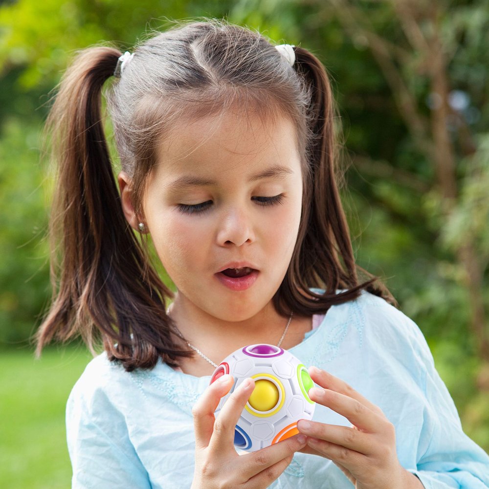 Foto 6 | Juego De Combinación De Colores Puzzle Ball Coogam Rainbow Para Niños Y Adultos - Venta Internacional.