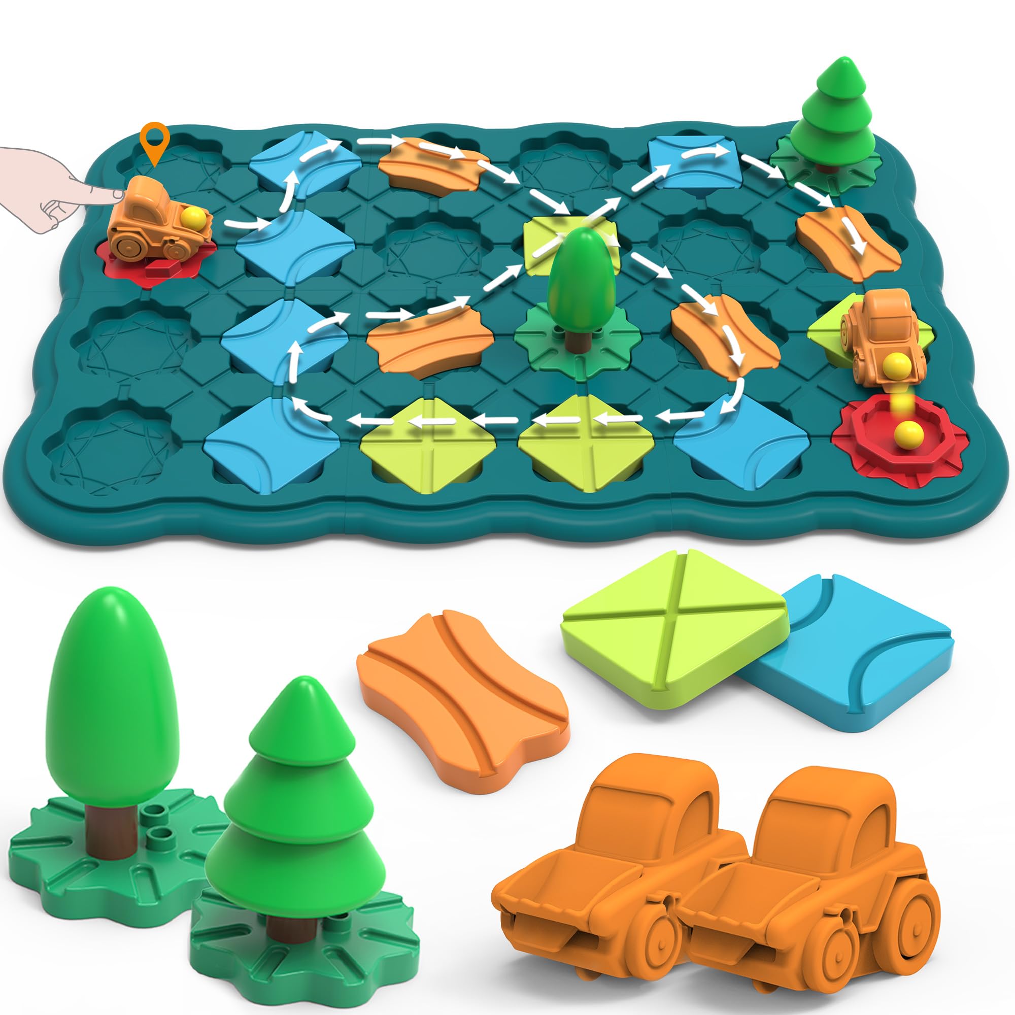 Foto 2 pulgar | Juego De Mesa Stem Bonitoto Logical Road Builder Para Niños De 4 A 8 Años - Venta Internacional.