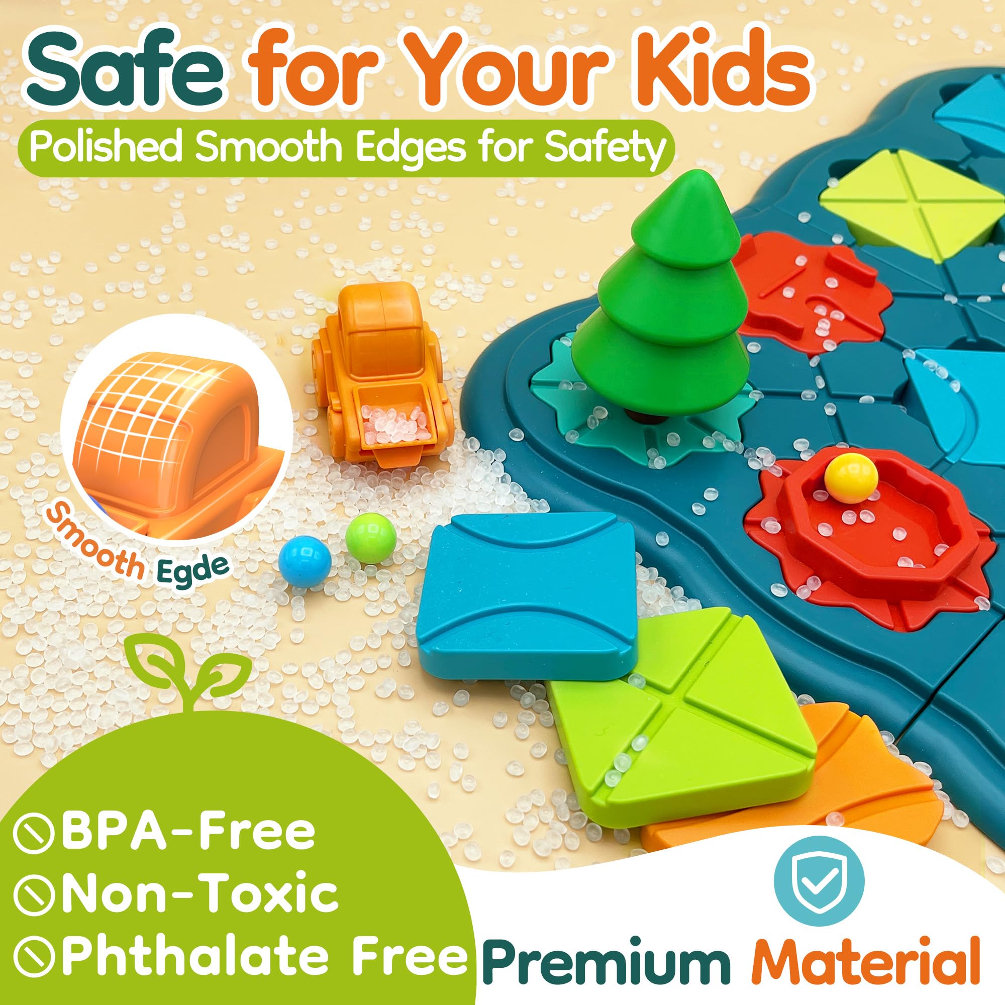 Foto 6 pulgar | Juego De Mesa Stem Bonitoto Logical Road Builder Para Niños De 4 A 8 Años - Venta Internacional.