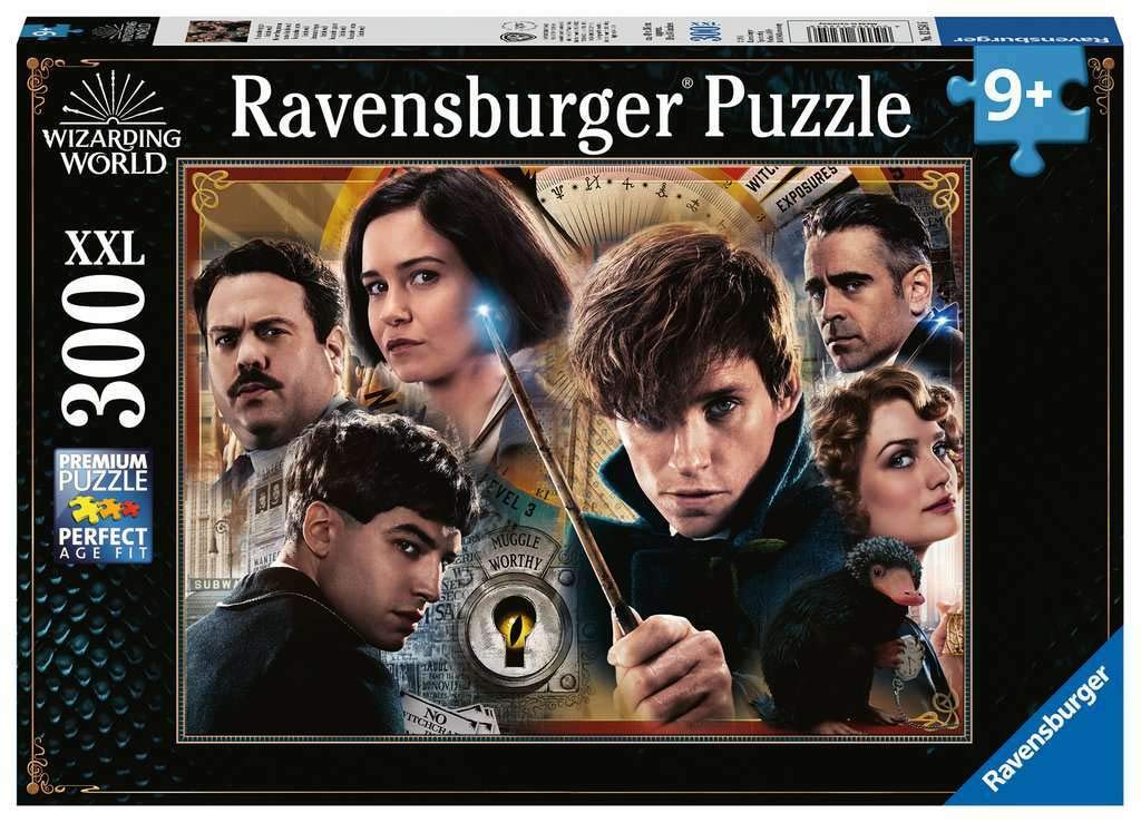 Rompecabezas Ravensburger Fantastic Beasts Crimes, 300 Piezas - Venta Internacional.