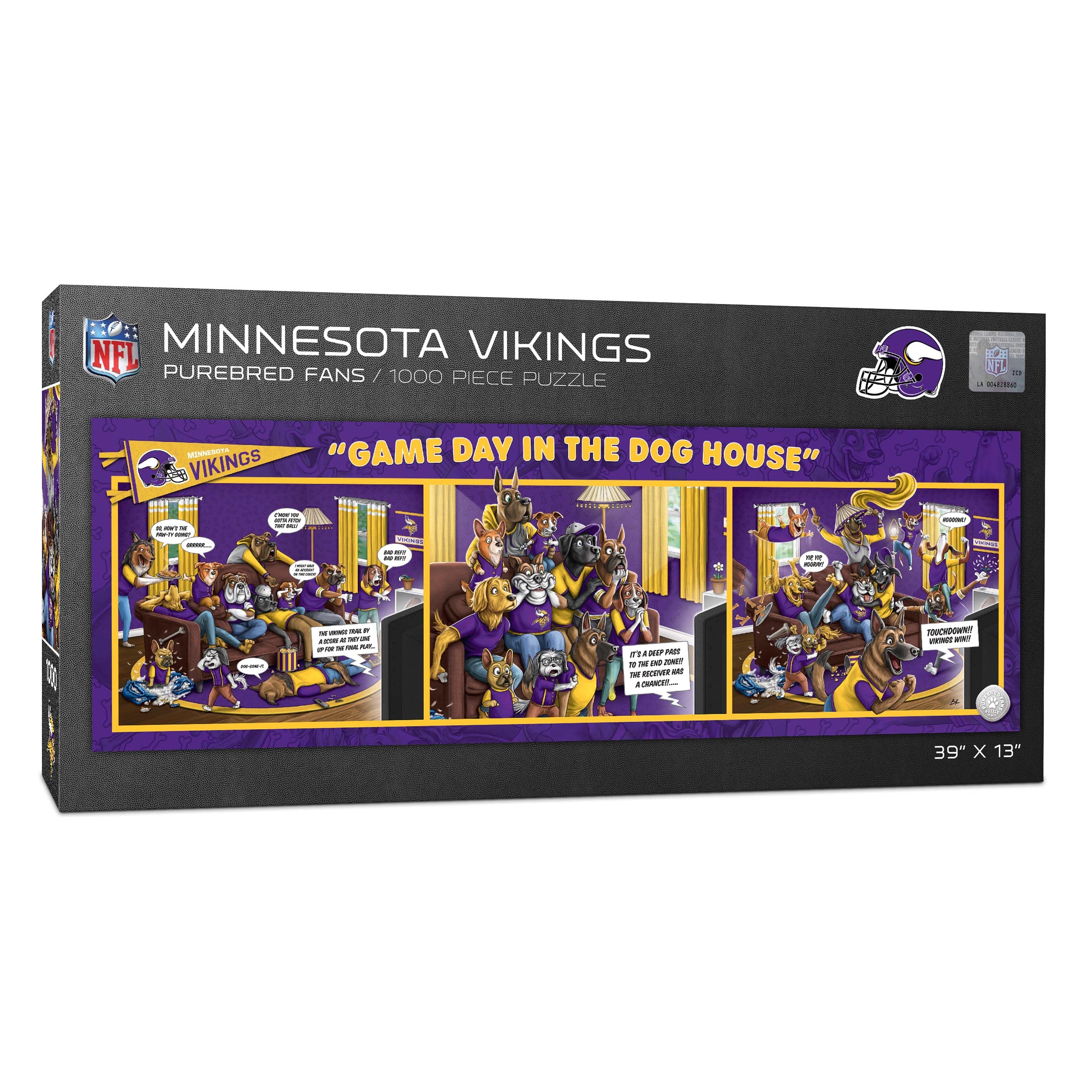 Puzzle Youthefan Nfl Minnesota Vikings Game Day 1000 Unidades - Venta Internacional.