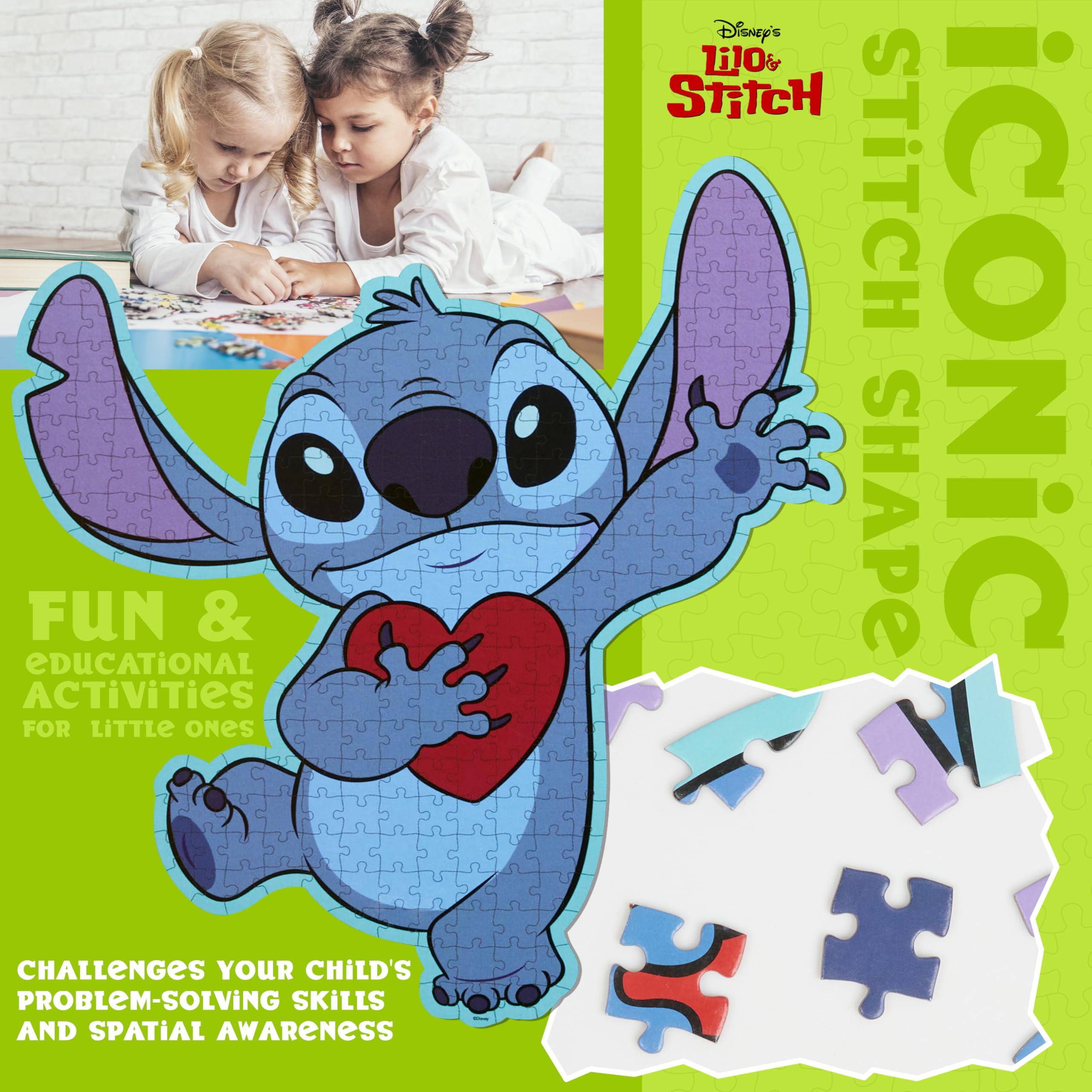 Foto 4 pulgar | Rompecabezas Disney Stitch 250 Piezas Para Niños, Adolescentes Y Adultos Mayores De 7 Años - Venta Internacional.