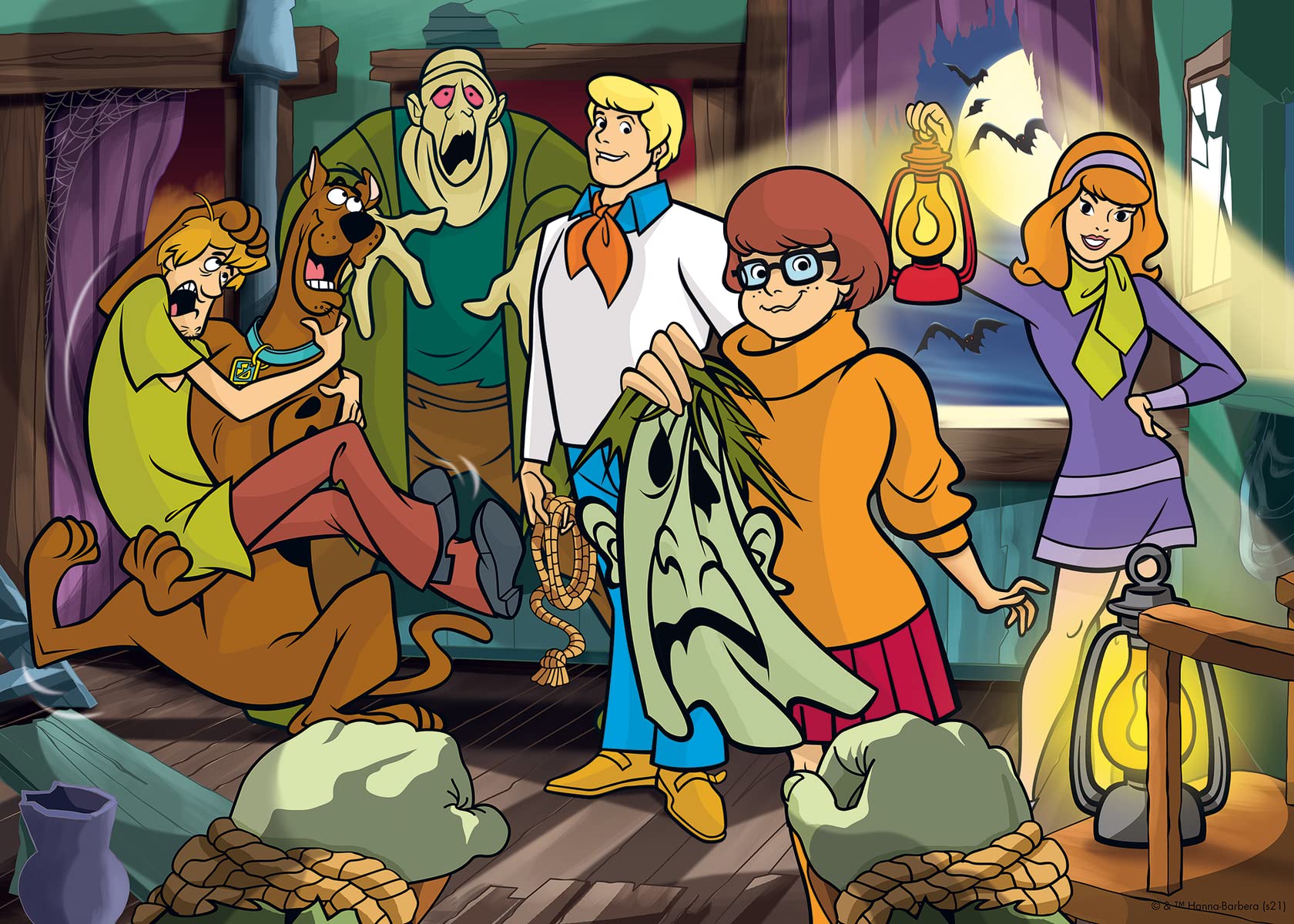 Rompecabezas Ravensburger Scooby Doo Desenmascarando 1000 Piezas - Venta Internacional.