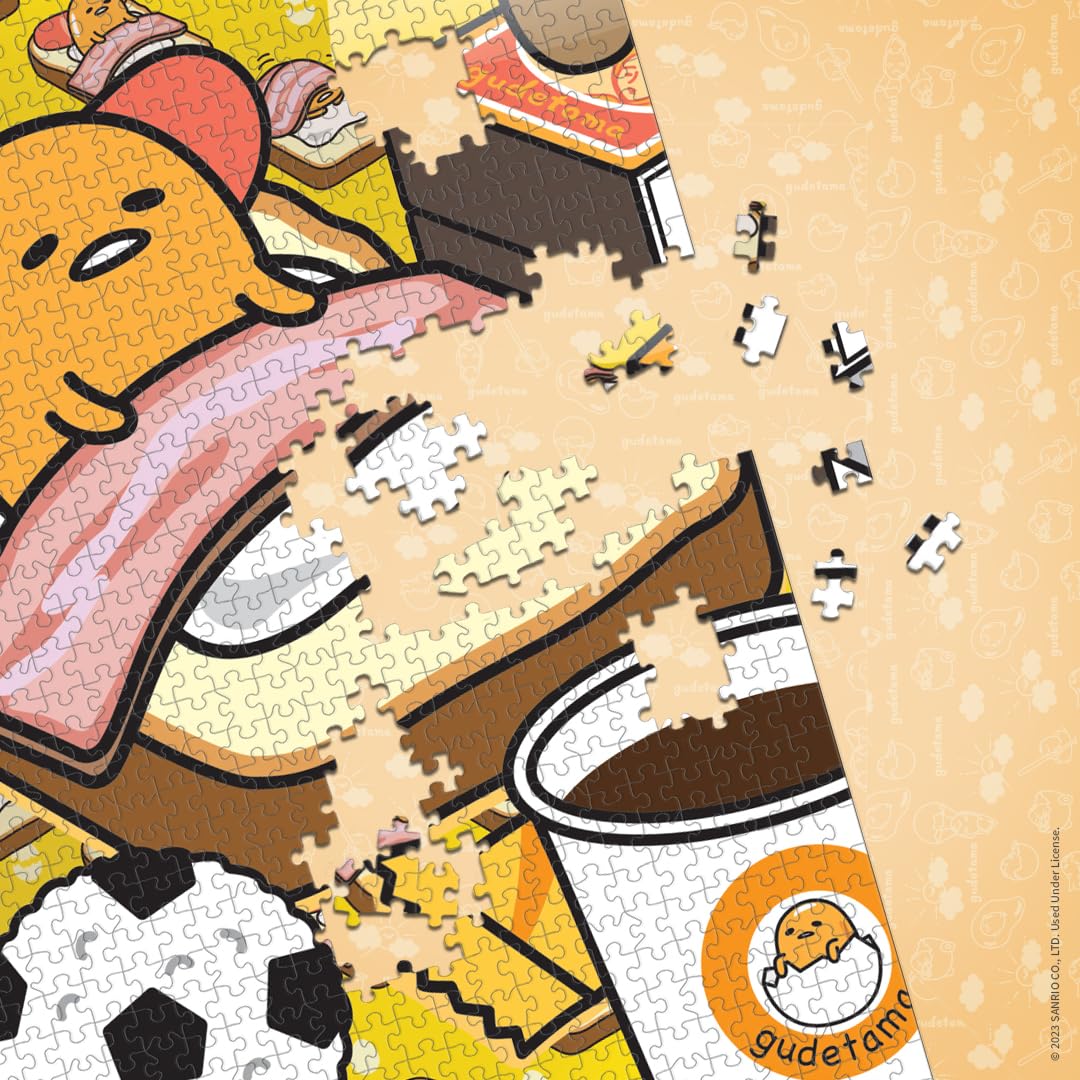 Foto 3 pulgar | Puzle Usapoly Gudetama «work From Bed» 1000 Piezas - Venta Internacional.