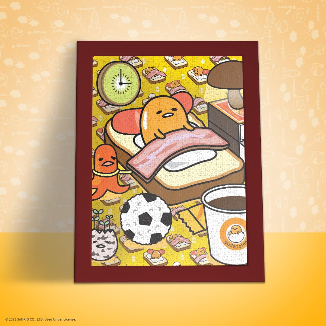 Foto 5 pulgar | Puzle Usapoly Gudetama «work From Bed» 1000 Piezas - Venta Internacional.