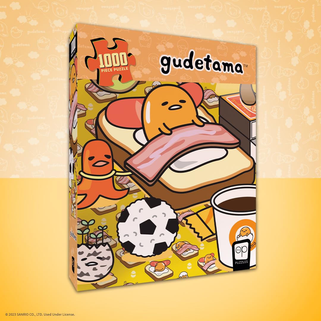 Foto 5 | Puzle Usapoly Gudetama «work From Bed» 1000 Piezas - Venta Internacional.