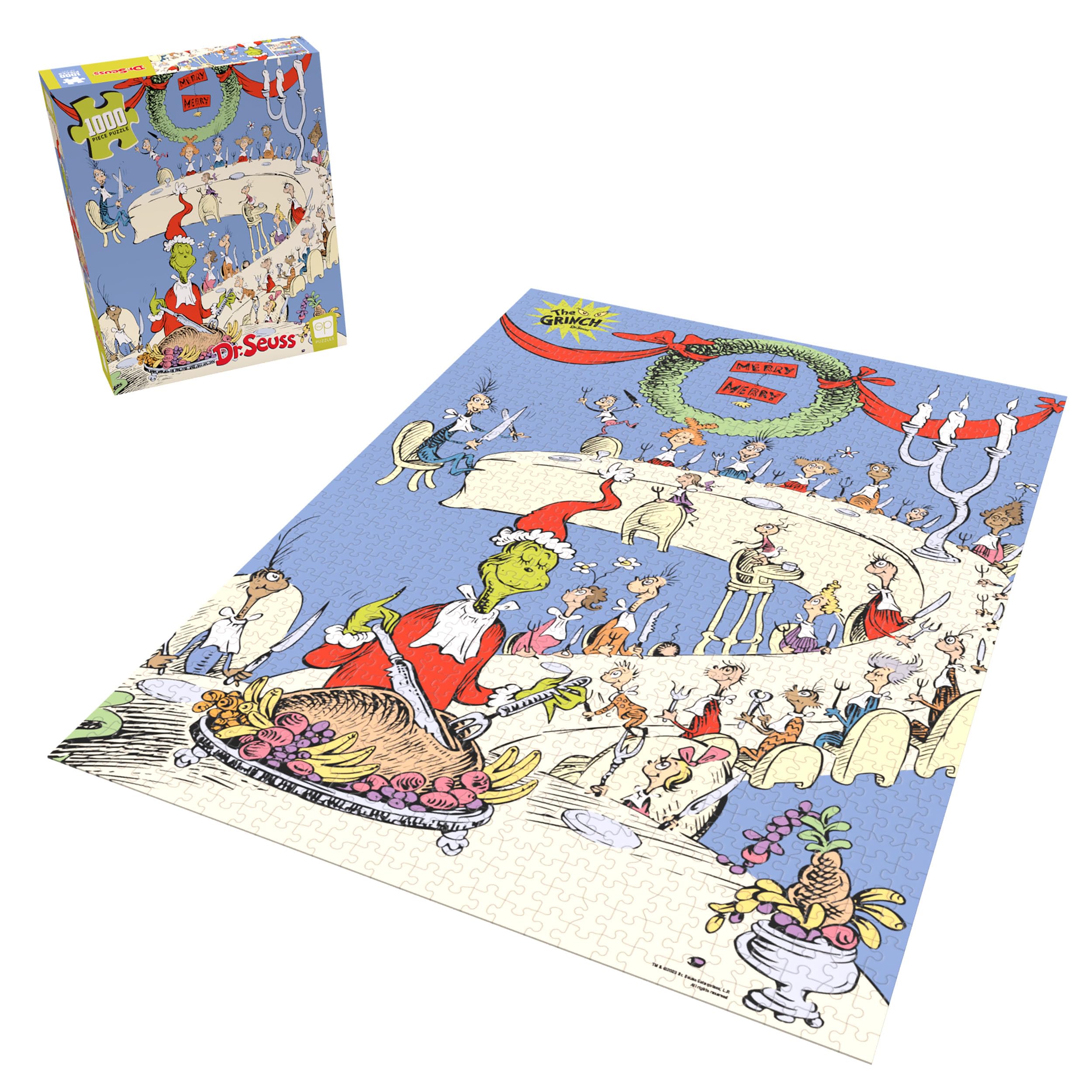 Foto 2 | Puzle Usaopoly Dr. Seuss Grinch Feast De 1000 Piezas - Venta Internacional.