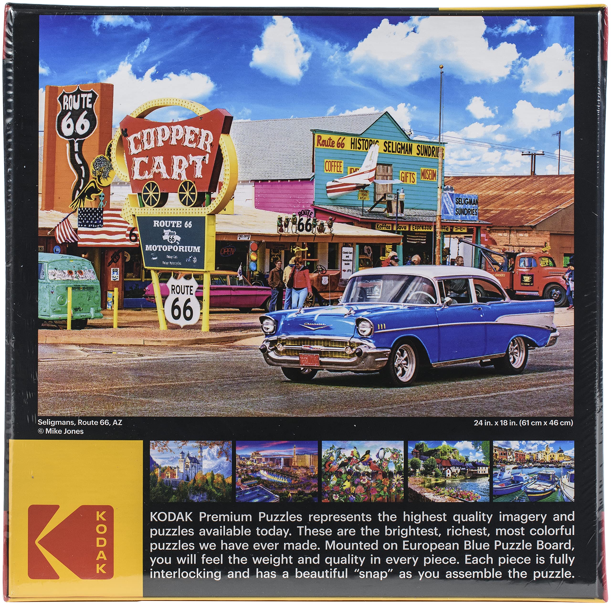 Foto 2 | Rompecabezas Kodak Premium Seligmans Route 66 Arizona 550 Piezas - Venta Internacional.