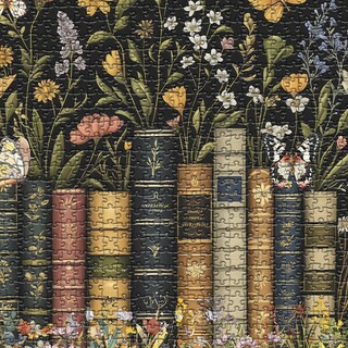 Foto 3 | Rompecabezas Pickforu Con Páginas De Flores Silvestres, 1000 Piezas, Para Adultos - Venta Internacional.
