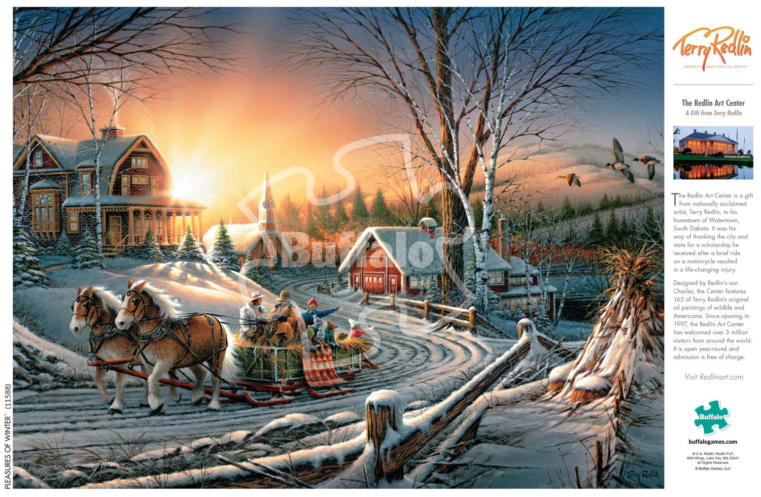 Foto 4 | Rompecabezas Buffalo Games Terry Redlin 1000 Piezas - Venta Internacional.