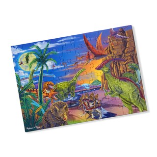 Foto 1 | Rompecabezas Melissa & Doug La Tierra De Los Dinosaurios 60 Piezas - Venta Internacional.