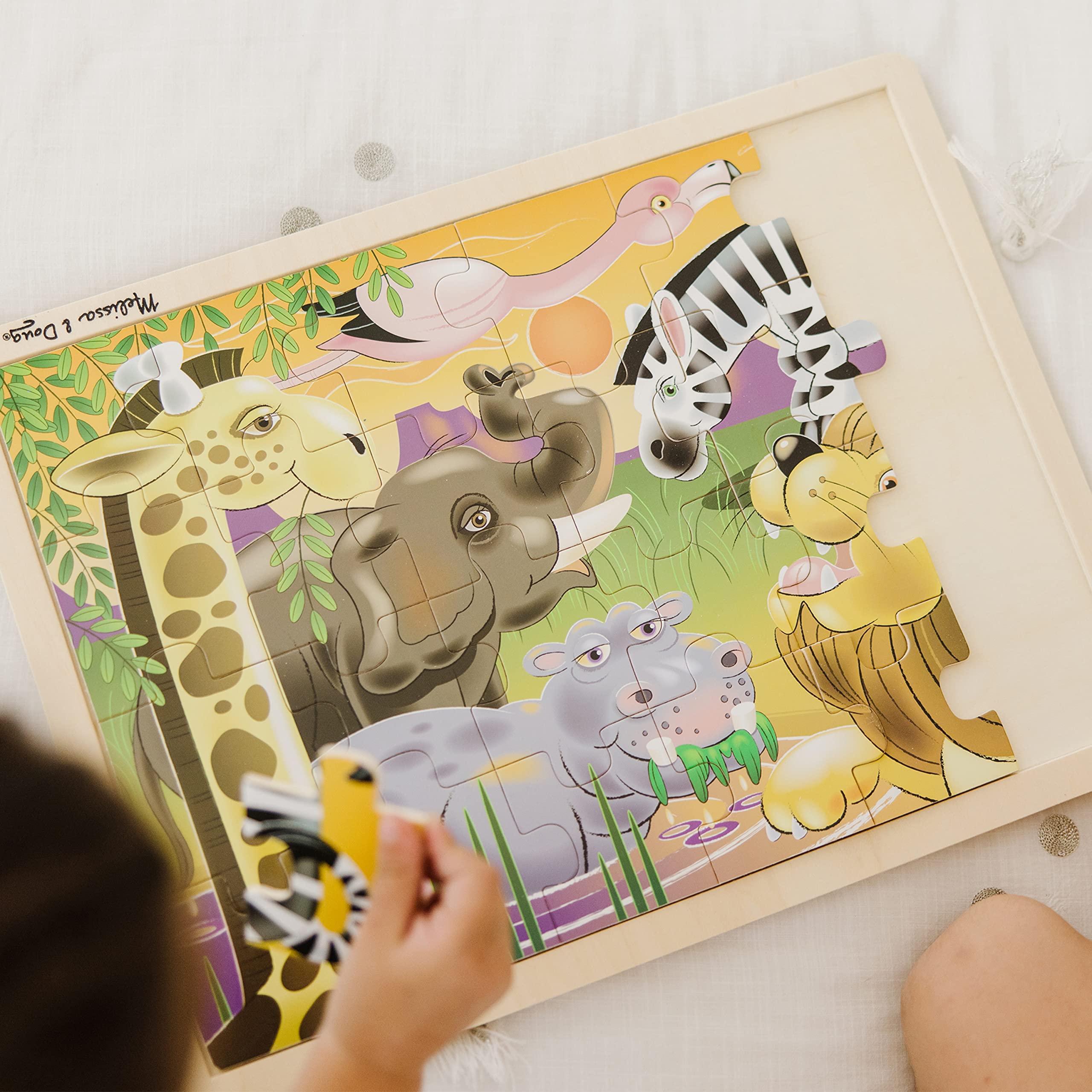 Foto 2 | Rompecabezas Melissa & Doug African Plains Safari 24 Piezas - Venta Internacional.