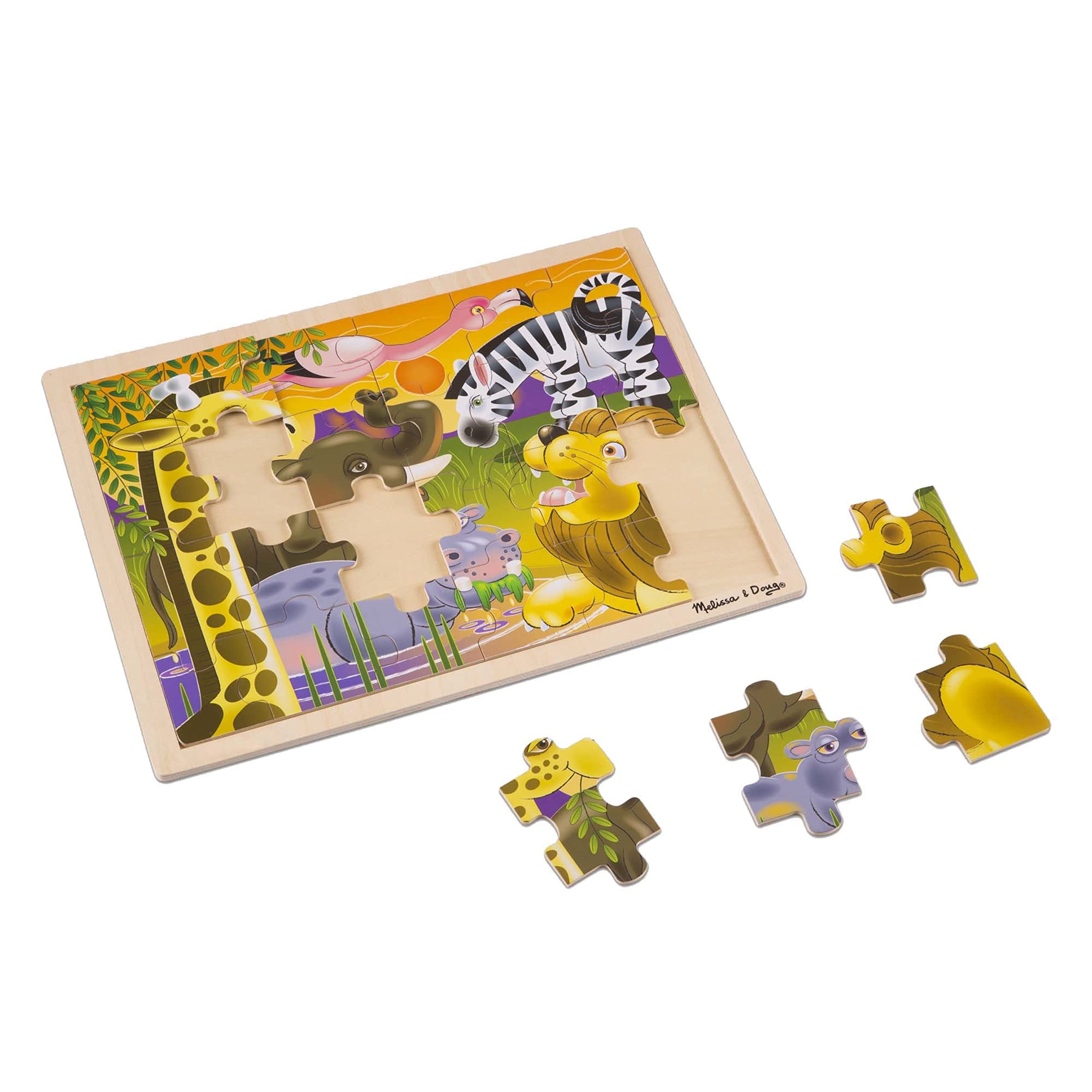 Foto 5 pulgar | Rompecabezas Melissa & Doug African Plains Safari 24 Piezas - Venta Internacional.