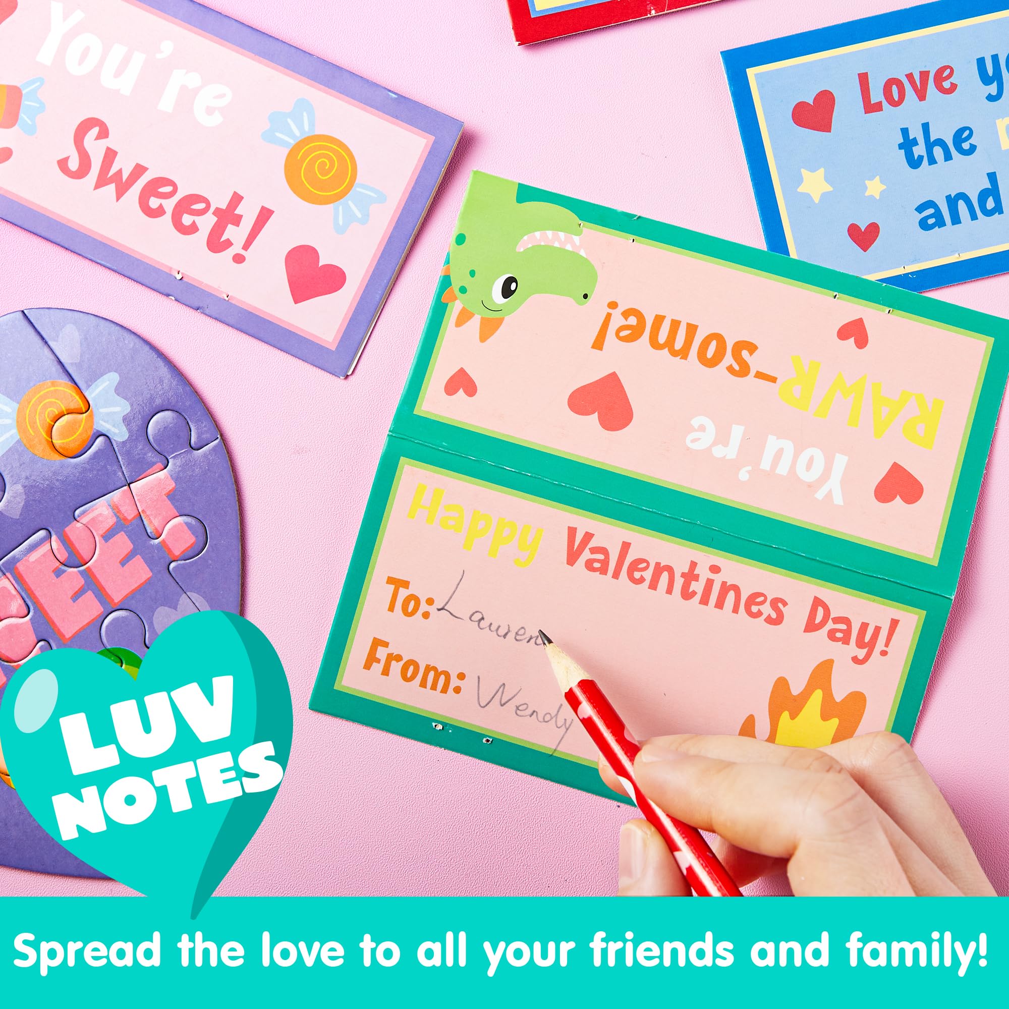 Foto 7 pulgar | Juego De Tarjetas De Regalo Para El Día De San Valentín Con Rompecabezas En Forma De Corazón X28 - Venta Internacional