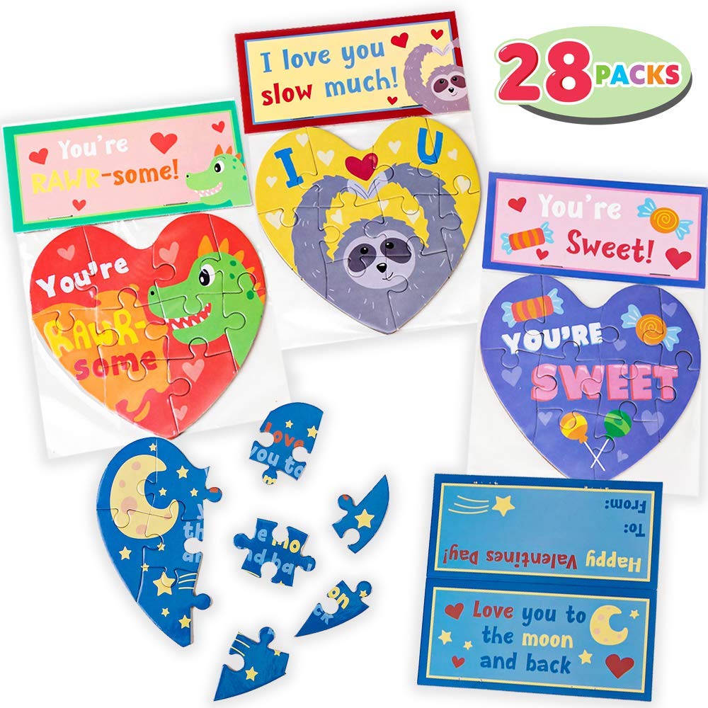 Foto 8 pulgar | Juego De Tarjetas De Regalo Para El Día De San Valentín Con Rompecabezas En Forma De Corazón X28 - Venta Internacional