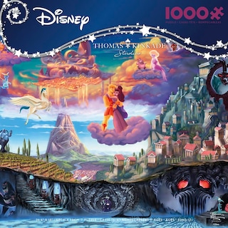 Foto 2 | Rompecabezas Ceaco Thomas Kinkade Disney Hercules 1000 Piezas - Venta Internacional.