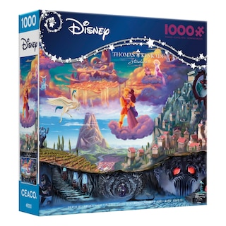 Foto 3 | Rompecabezas Ceaco Thomas Kinkade Disney Hercules 1000 Piezas - Venta Internacional.