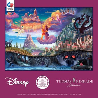 Foto 7 | Rompecabezas Ceaco Thomas Kinkade Disney Hercules 1000 Piezas - Venta Internacional.