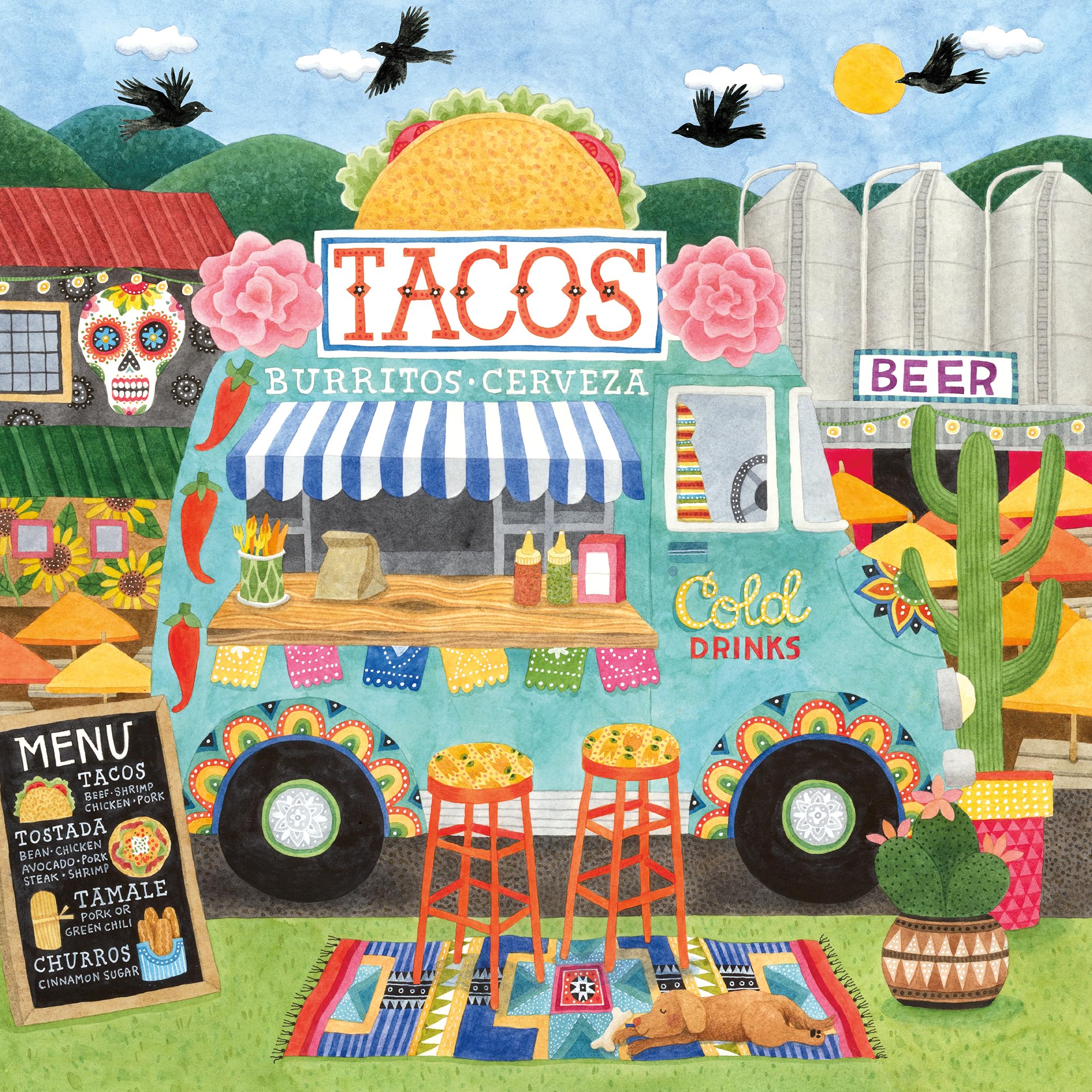 Foto 2 pulgar | Rompecabezas Ceaco Food Trucks Taco Truck 500 Piezas - Venta Internacional.