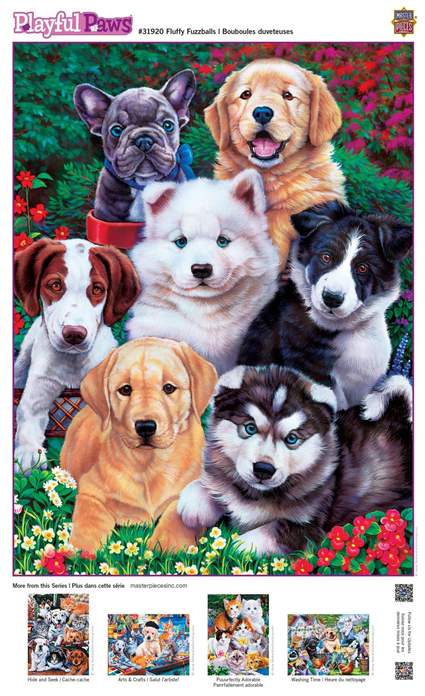 Foto 4 | Rompecabezas Masterpieces Fluffy Fuzzballs 300 Piezas - Venta Internacional
