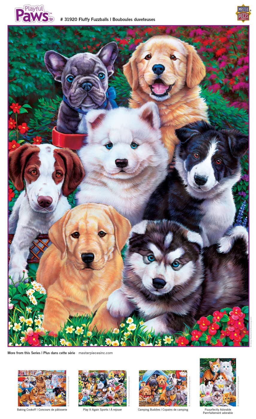 Foto 7 | Rompecabezas Masterpieces Fluffy Fuzzballs 300 Piezas - Venta Internacional