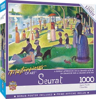 Foto 1 | Rompecabezas Masterpieces A Sunday On La Grande Jatte, 1000 Unidades - Venta Internacional.