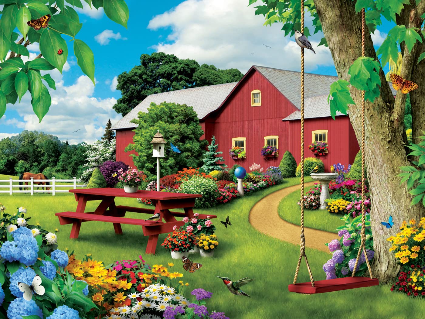 Foto 3 pulgar | Rompecabezas Masterpieces Picnic Paradise 750 Piezas - Venta Internacional.
