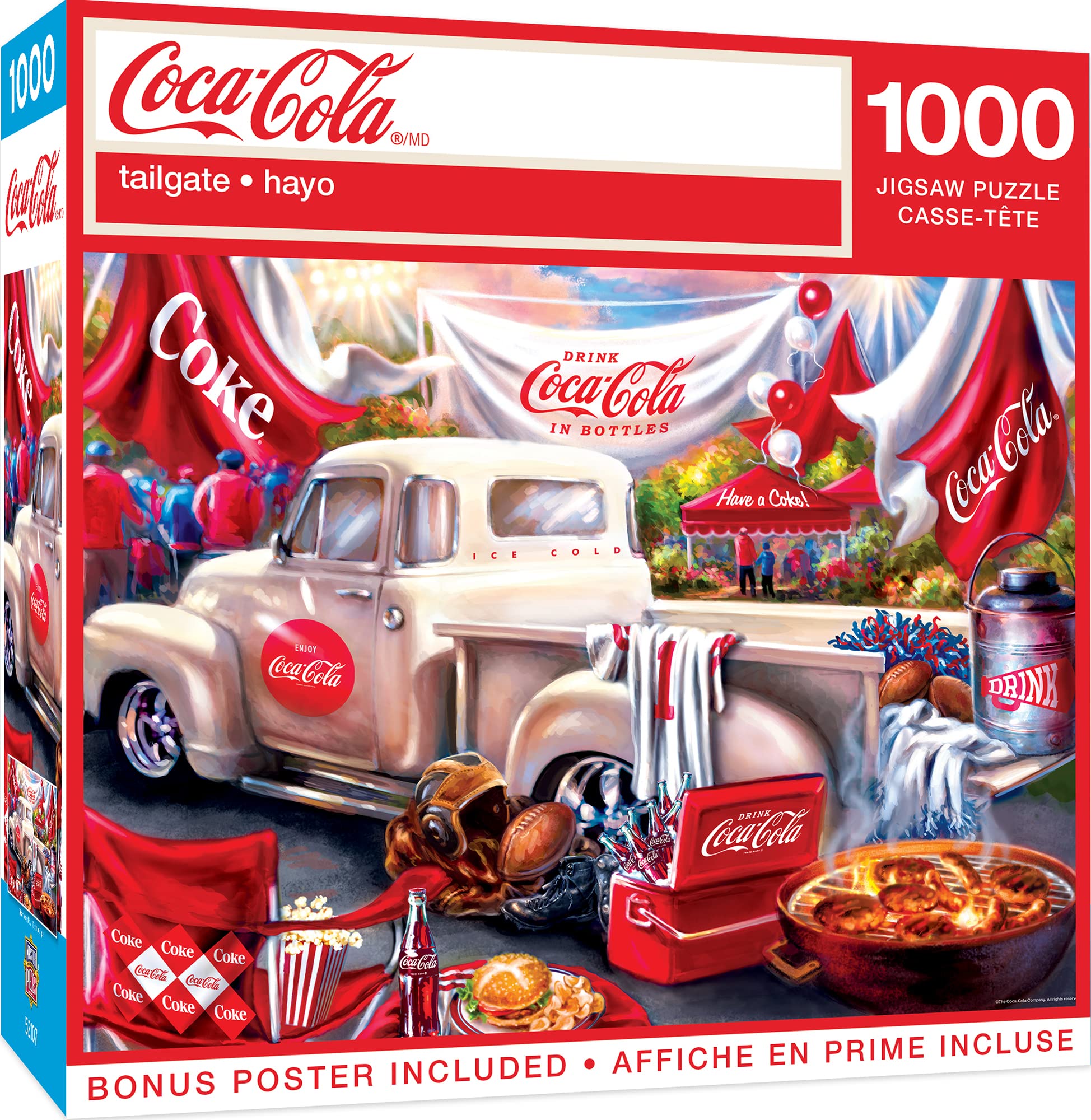 Foto 2 pulgar | Rompecabezas Masterpieces Coca-cola Tailgate 1000 Piezas - Venta Internacional.