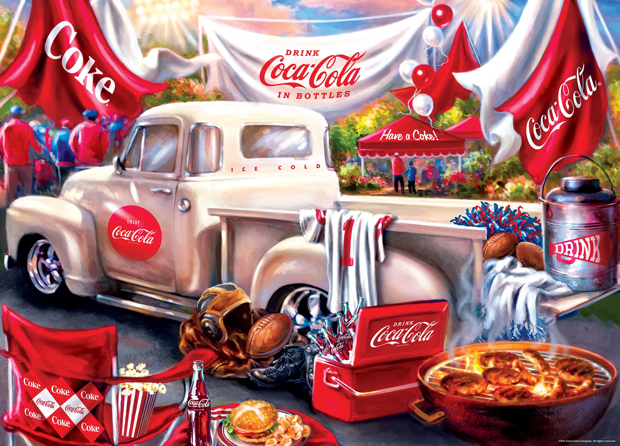 Foto 3 pulgar | Rompecabezas Masterpieces Coca-cola Tailgate 1000 Piezas - Venta Internacional.