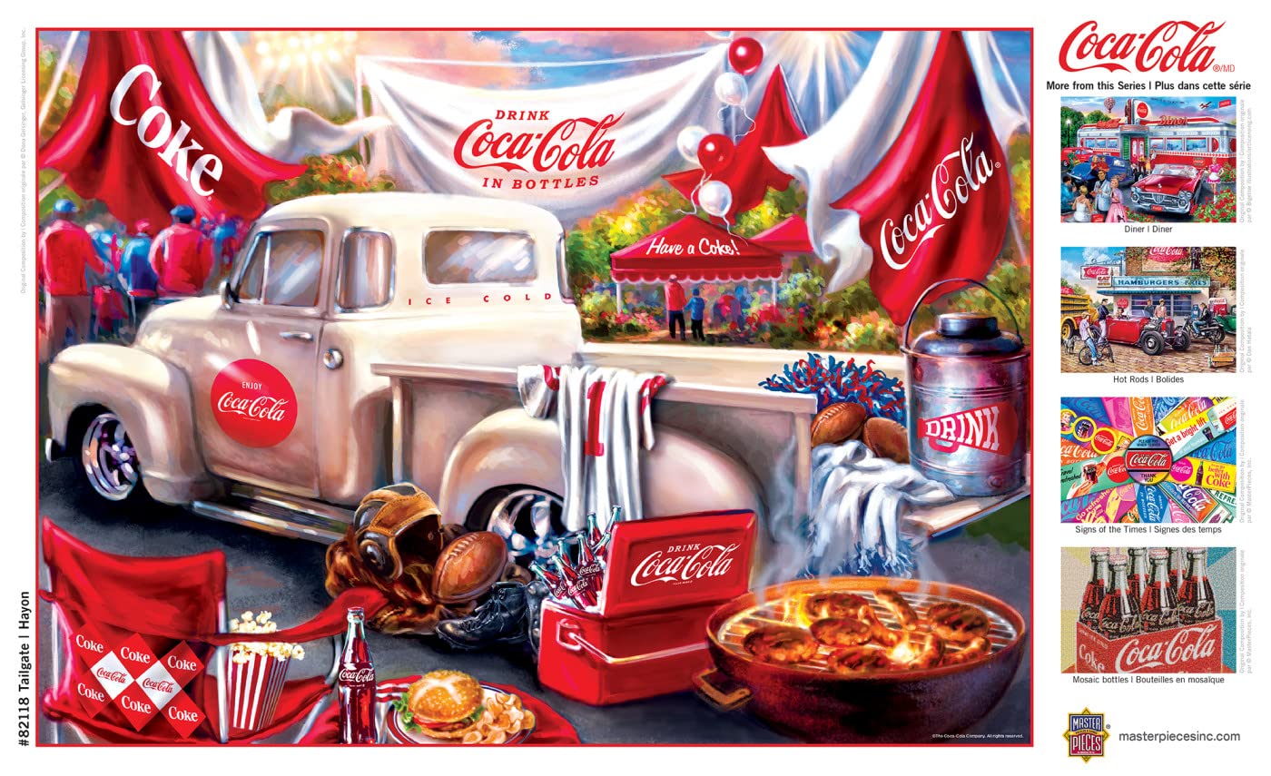 Foto 5 pulgar | Rompecabezas Masterpieces Coca-cola Tailgate 1000 Piezas - Venta Internacional.