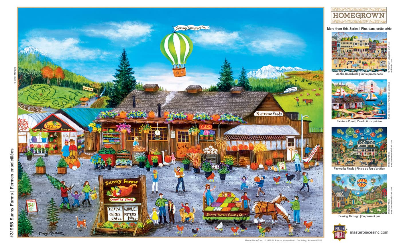 Foto 4 | Rompecabezas Masterpieces Sunny Farms 750 Piezas - Venta Internacional.