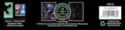 Foto 6 | Rompecabezas Ceaco Peacock Glow De 750 Piezas Que Brillan En La Oscuridad - Venta Internacional.