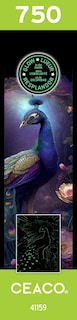 Foto 7 | Rompecabezas Ceaco Peacock Glow De 750 Piezas Que Brillan En La Oscuridad - Venta Internacional.