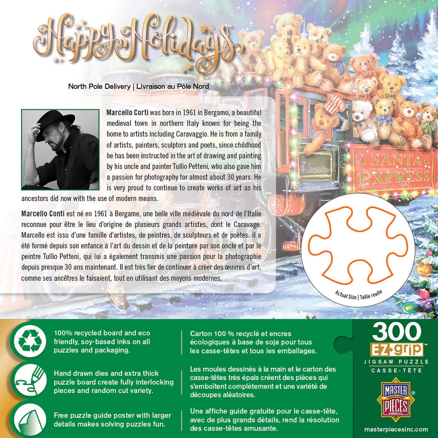 Foto 4 pulgar | Rompecabezas Masterpieces North Pole, Entrega 300 Piezas - Venta Internacional.