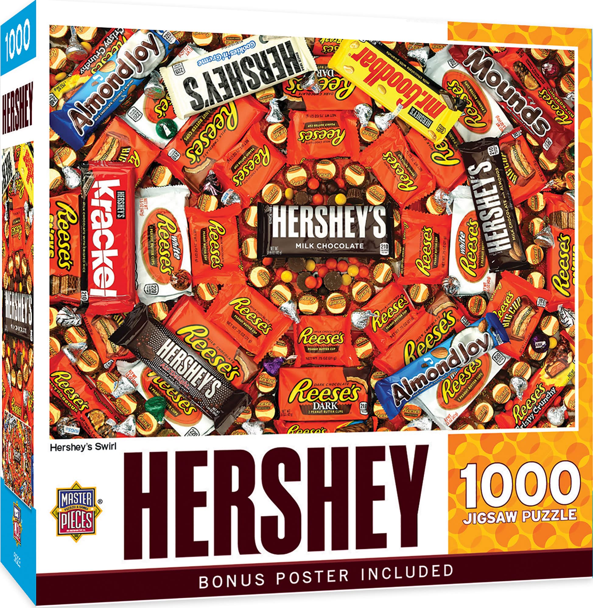 Foto 2 pulgar | Rompecabezas Masterpieces Hershey's Swirl 1000 Piezas - Venta Internacional.